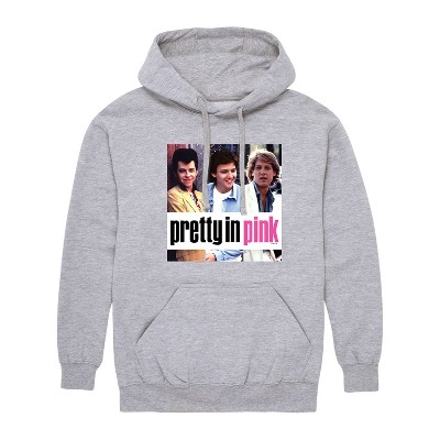 Men's - Pretty in Pink - Duckie & Blane Graphic Fleece Pullover Hoodie