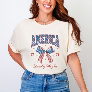 Simply Sage Market Coquette Vintage America Garment Dyed Tee - 1 of 4