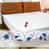 Emma and Oliver Smooth Fabric Waterproof And Hypoallergenic Mattress Protector - 2 of 4