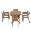 7-Piece Outdoor Extendable Dining Set with Extendable Table and 6 Armrest Chair - 4 of 4