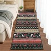 Living Room Area Rug Floral Rug Geometric Rug Machine Washable Rug Non Slip Low Pile Carpet for Bedroom Dining Room Home Office - 2 of 4