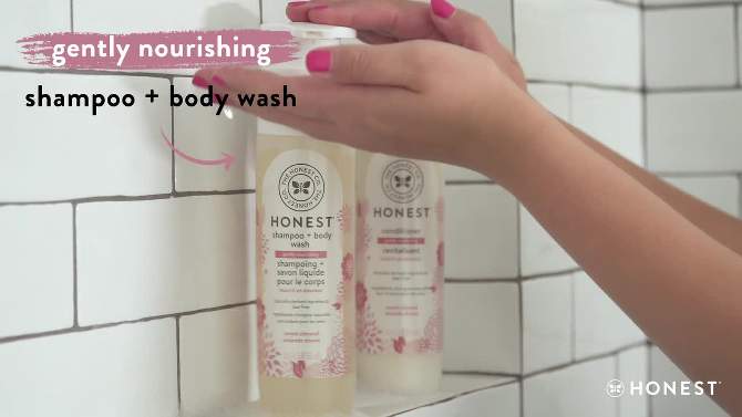 The Honest Company Nourish Shampoo + Body Wash - Sweet Almond - 18 fl oz, 6 of 9, play video