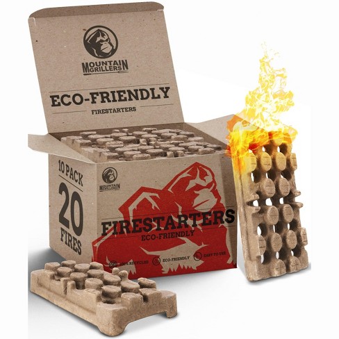 Mountain Grillers Natural Firelighters For Wood Burner Log Burner Fireplace  Pizza Oven Bbq, Upto 20 Fires : Target