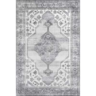 nuLOOM Gracie SpinClean Machine Washable Stain-Resistant Area Rug