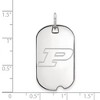 Black Bow Jewelry 14k White Gold Purdue Boilermakers NCAA Pendant - 2 of 3