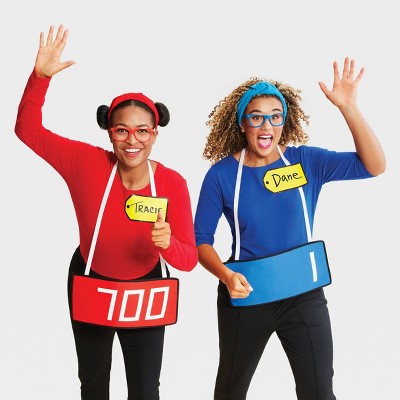 Adult Game Show Contestant Red and Blue Halloween Costume Accessory Set - Hyde and EEK! Boutique™