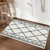 Moroccan Rug Modern Geometric Area Rug Fluffy Rug Carpet - 3 of 4