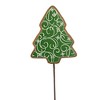 28.25 In Christmas Cookiesd Stakes Set/4 Reindeer Tree House Spritz Decorative Garden Stakes - 3 of 4