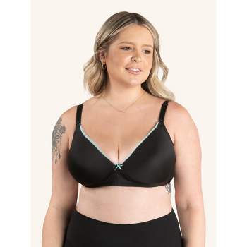 Leading Lady The Brigitte Racerback - Seamless Front-closure Underwire Bra  In Black, Size: 40d : Target