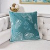 Tramull Velvet Polyester Decorative Pillow Cover with Hidden Zipper & Optional Filling - 4 of 4
