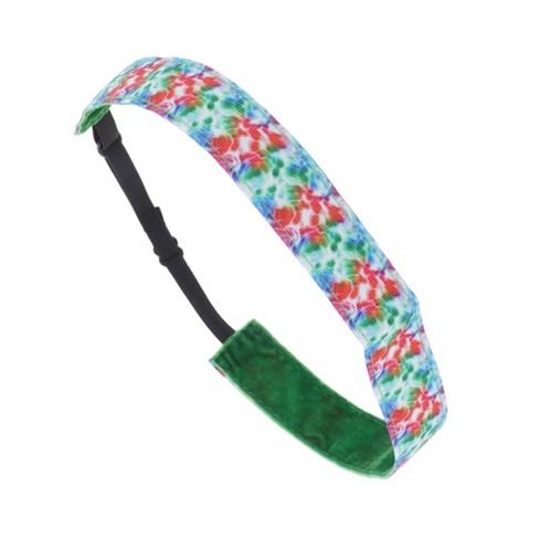 Unique Bargains Non Slip Tie-dye Headband Red Green 1 Pc - image 1 of 4