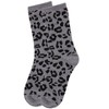 Memoi Women's Soft Leopard Animal Print Cashmere Blend Crew Socks - 3 of 3