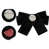 INSPIRE CHIC Women's Heart Shaped Decoration Bow Cute Elegant Preppy Brooch Pin Bow Tie - 3 of 4