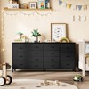 63" Dresser with 14 Fabric Drawers, Wide Dresser TV Stand with Built-in USB Ports - 4 of 4
