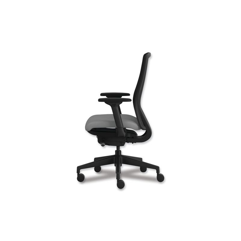 HON Nucleus Series Recharge Task Chair, 16.63 to 21.13 Seat Height, Frost Seat, Black Back, Black Base, 2 of 5
