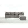 120" Modular Sectional Couch 6-Seater Large Sofa for Living Room U Shaped with Chaise Ottoman -Morden Fort - 4 of 4