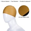 Unique Bargains Silicone Waterproof Non-Slip Adult Swimming Caps 2 Pcs - 4 of 4