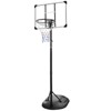 Portable Basketball Hoop System with Adjustable Height and 32 Inch Backboard - Indoor/Outdoor Youth and Adult Basketball Goal - 2 of 4