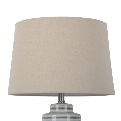 Large Natural Linen Mod Drum Lamp Shade - Threshold™