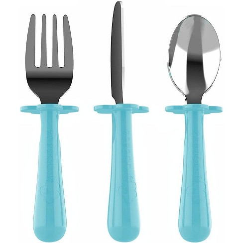 Grabease Self Feeding Utensil Set -Ice Blue