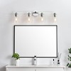 Elegant Lighting Mayson 4 light Chrome and Clear Bath Sconce - 3 of 4
