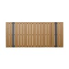 Cibola Outdoor Aluminum Rectangle Dining Table - Natural/Gray - Christopher Knight Home: UV & Water-Resistant, Seats 4 - 4 of 4