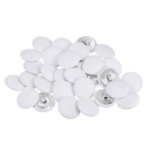 Unique Bargains Suit Dress Blouse Aluminum Fabric Cloth Covered Sewing Buttons 30 Pcs - 1 of 4