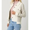 Women's Houndtooth Corduroy Jacket - mystree - 2 of 3