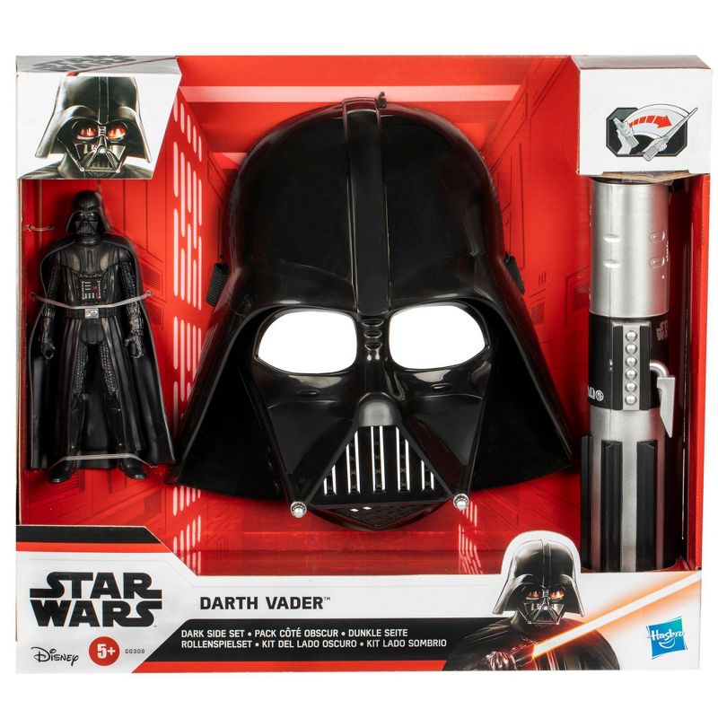 Star Wars Darth Vader Action Figure with Role Play Mask and Lightsaber, 3 of 15