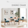NicBex Mid Century Modern Wood Dining Chairs Set of 2 with Upholstered Seat,Farmhouse Accent Chairs for Dining Room,Kitchen,Office - 4 of 4
