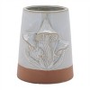 Tapered Porecelain Planter with Mushrooms (Set of 2) - 3 of 3