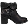 GC Shoes Doja Fur Cuff Rope Ring Buckle Heeled Ankle Boots - 2 of 4