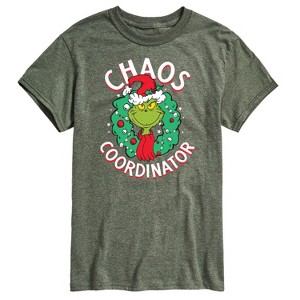 Men's - Dr. Seuss - The Grinch Chaos Coordinator Short Sleeve Graphic T-Shirt - 1 of 4