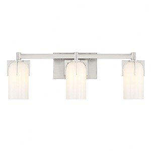 Savoy House Caldwell 3 - Light Vanity in  Satin Nickel - 1 of 3