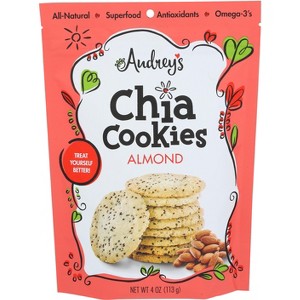 Audrey's Cookie Chia Almond - Case of 6 - 4 OZ - 1 of 1