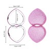 Unique Bargains Portable Heart Shaped Makeup Mirror 1 Pc - 2 of 3