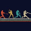 Junior's Design By Humans Vintage Distressed Baseball Swing By LuckyCharm99 T-Shirt - 2 of 2