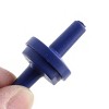 Unique Bargains Aquarium Plastic Air Pump Double Head Check Valves Blue 50 Pcs - 3 of 3