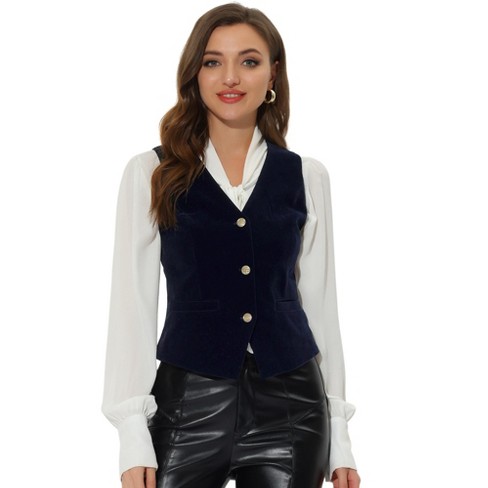 Vest with best sale button down