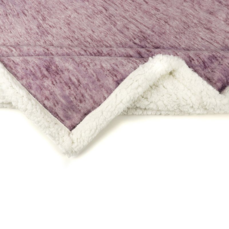 PAVILIA Fleece Plush Microfiber Throw Blanket for Couch, Sofa and Bed, Reversible, 5 of 9