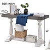 Sofa Tabe 30inch height pedestal table leg Farmhouse Design Retro Design Living room - 4 of 4
