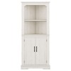 69" Tall Corner Cabinet, Freestanding Bathroom Corner Storage Cabinet, Farmhouse Bookshelf Cabinet For Bathroom Kitchen Living Room - 4 of 4