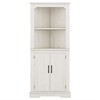 69" Tall Corner Cabinet, Freestanding Bathroom Corner Storage Cabinet, Farmhouse Bookshelf Cabinet For Bathroom Kitchen Living Room - image 4 of 4