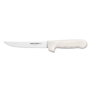 Choice 2 3/4 New Haven Style Oyster Knife with Guard and Black Handle