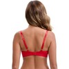 INSPIRE CHIC Women's Lace Trim Wirefree Lingerie Adjustable Spaghetti Straps Deep V Soft Push Up Bras - 2 of 4