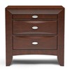 NicBex Modern Contemporary Nightstand with 2 Drawers,Solid wood Bedside Table with Knob Pulls for Living Room Bedroom - 2 of 4