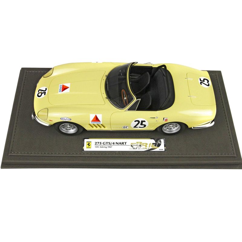 Ferrari 275 GTS/4 #25 The North American Racing Team (NART) Sebring 12H (1967) with DISPLAY CASE Limited Edition to 200 pieces 1/18 Model Car by BBR, 4 of 7
