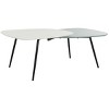 Jasmine Bi Level Coffee Table - White/Grey - Safavieh - 3 of 4