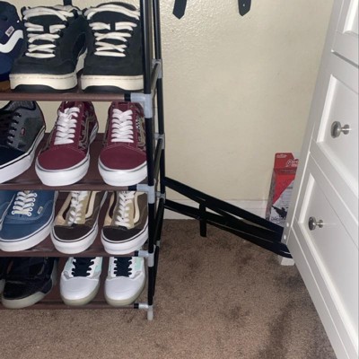 Hastings Home 10-tier Shoe Rack Storage for Sneakers, Heels, Flats,  Accessories, for Bedroom, Closet, or Garage 428769GAC