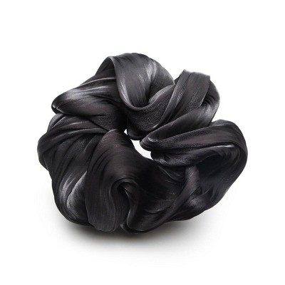 Kitsch Textured Dinner Scrunchie - Black